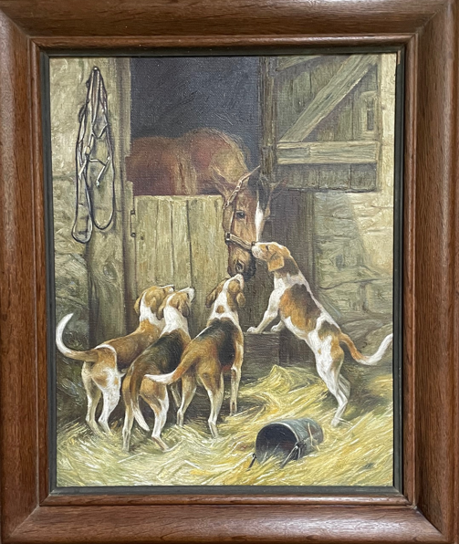 Wardle chiens de meute et cheval