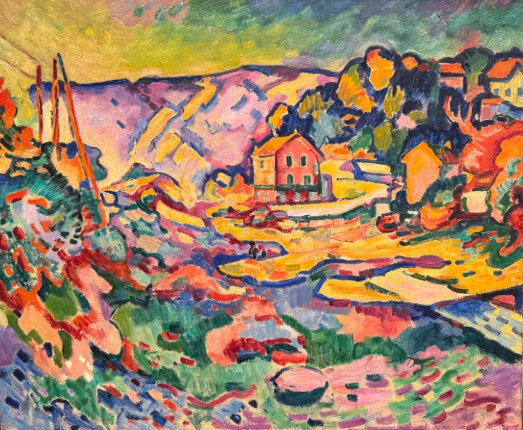 Reproduction tableau George Braque L'estaque