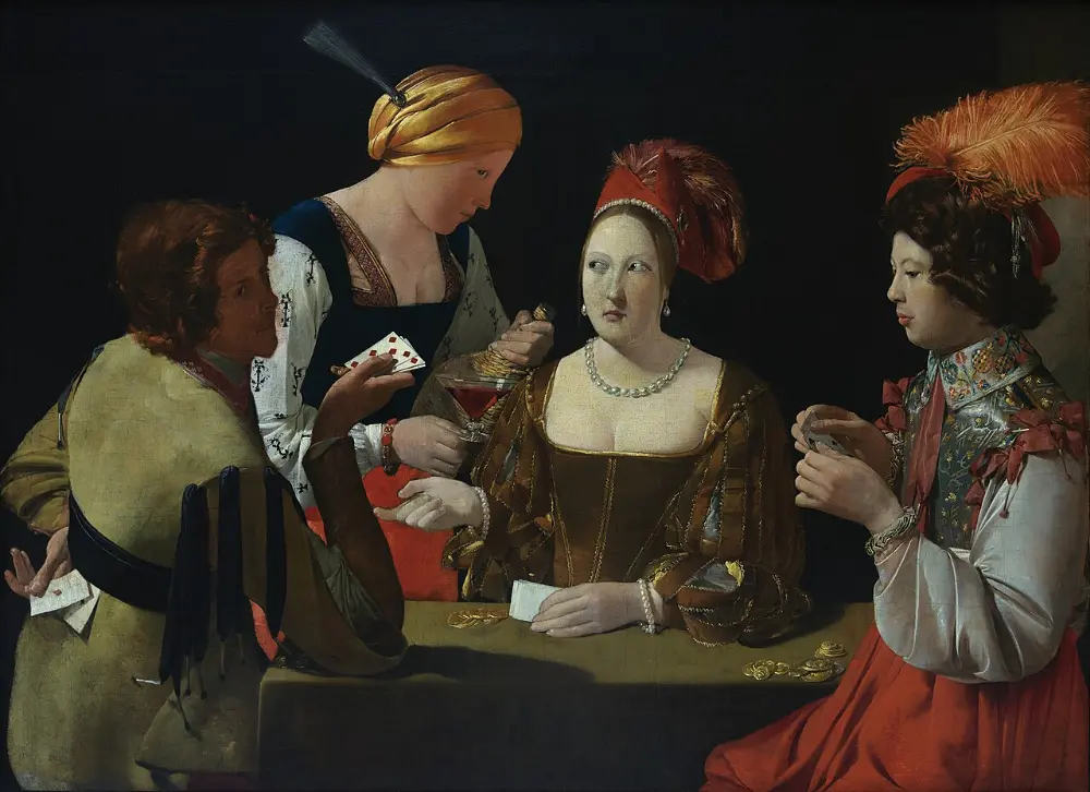 Le Tricheur à l’as de carreau – Georges de La Tour reproduction à la main