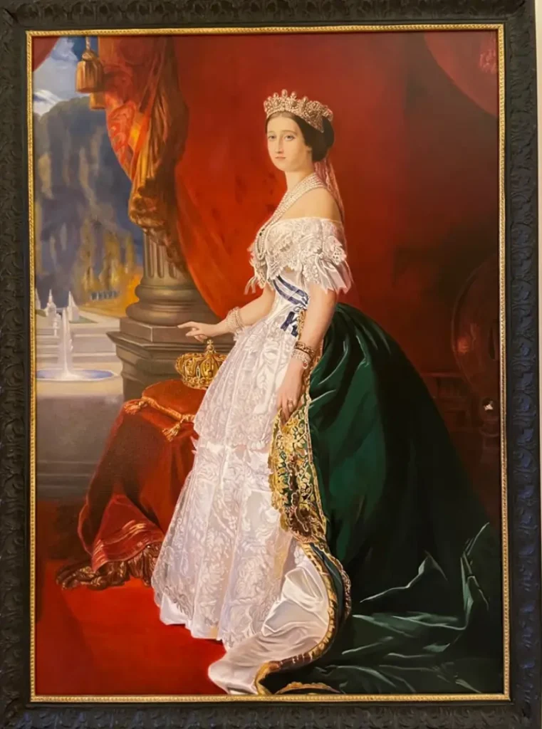 Reproduction Eugenie par Winterhalter